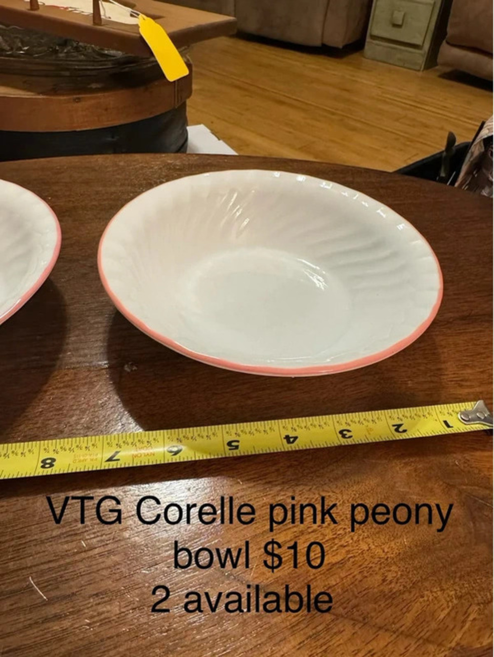 Vintage Corelle Elegant Rose bowl